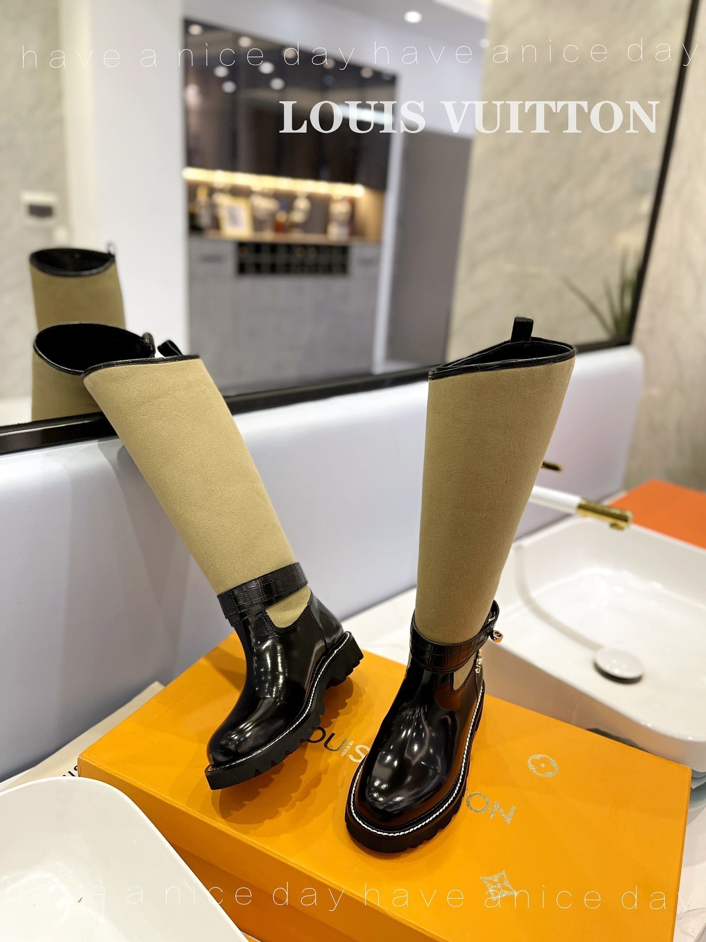 Premium  Louis Vuitton  BOOTS 028