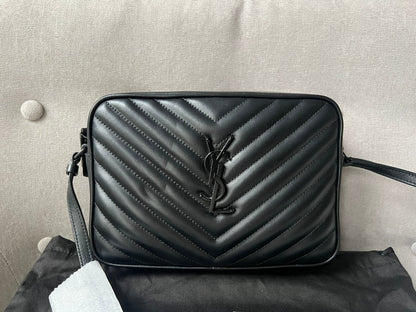 Yves Saint Laurent (YSL) Black Lou Camera Bag