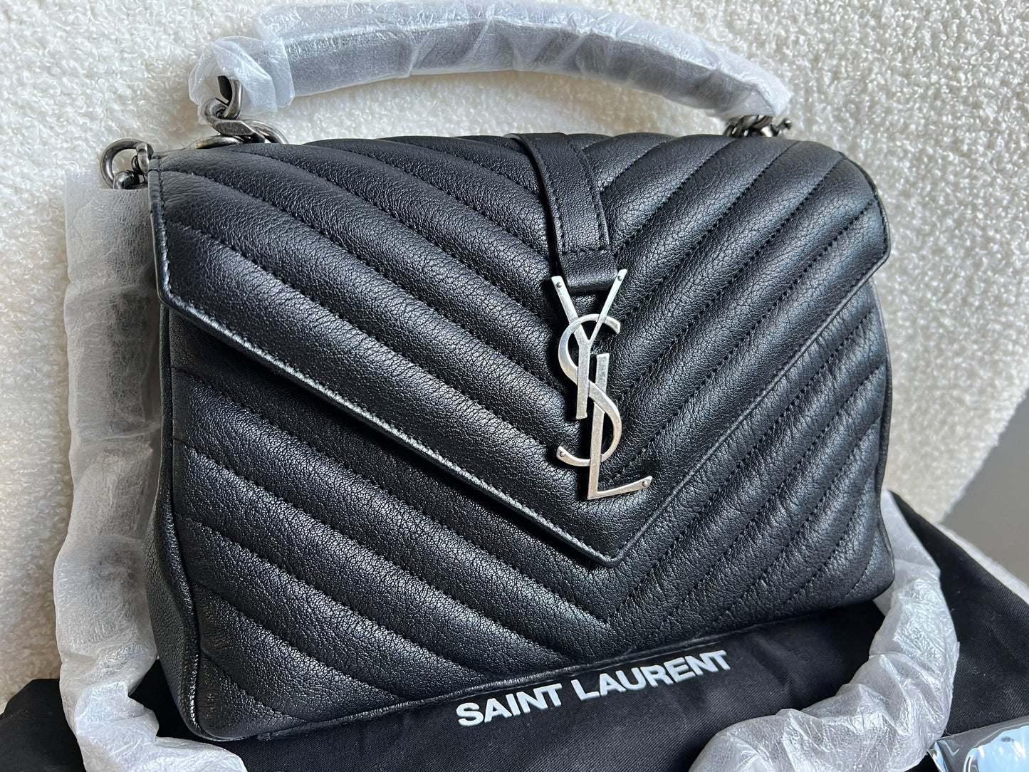 Yves Saint Laurent (YSL) Black Medium College