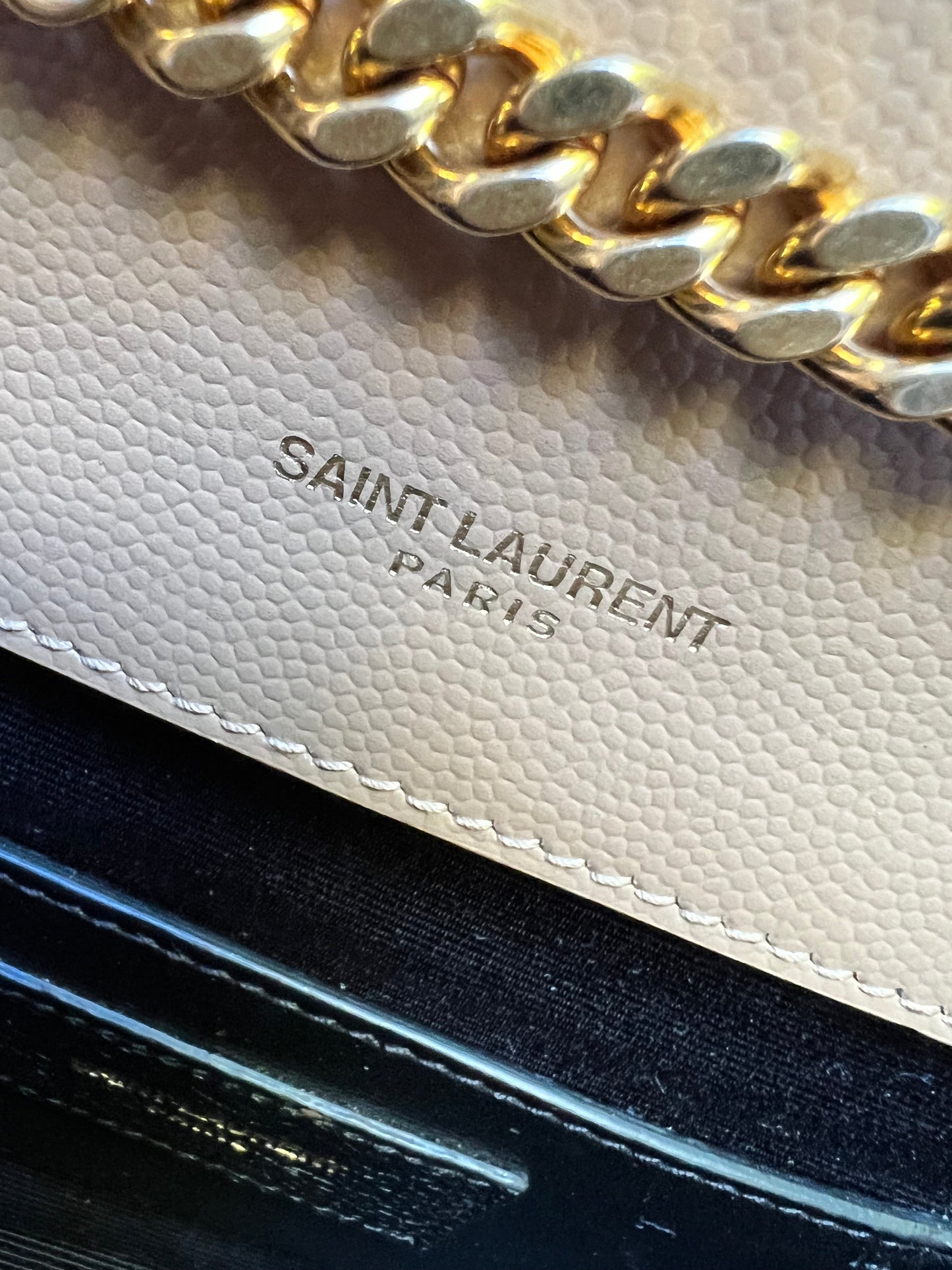 Yves Saint Laurent (YSL) Beige Small Envelope Bag