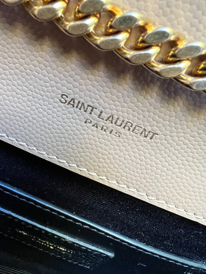 Yves Saint Laurent (YSL) Beige Small Envelope Bag