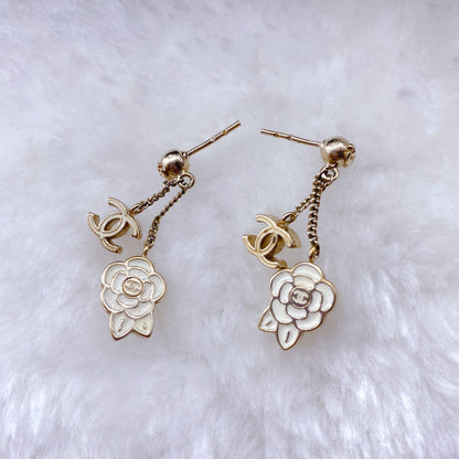 Chanel Camellia earrings