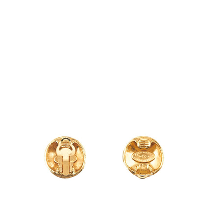 CHANEL CC Clip-on Earrings Costume Earrings