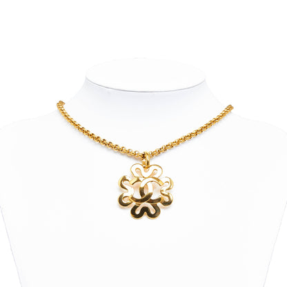 CHANEL CC Pendant Necklace Costume Necklace