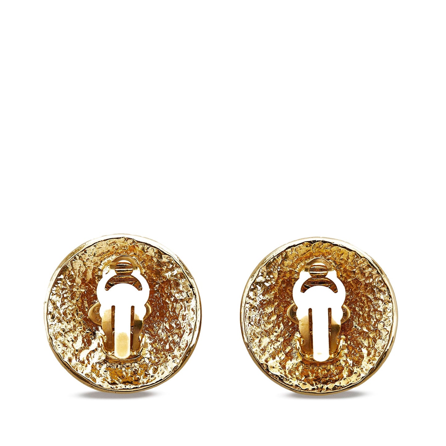 CHANEL CC Clip-On Earrings Costume Earrings