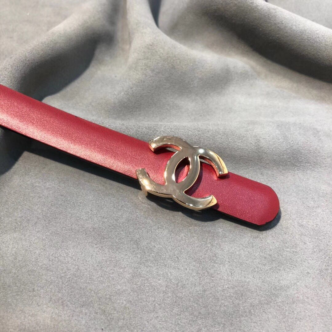 Leather Belt Chanel