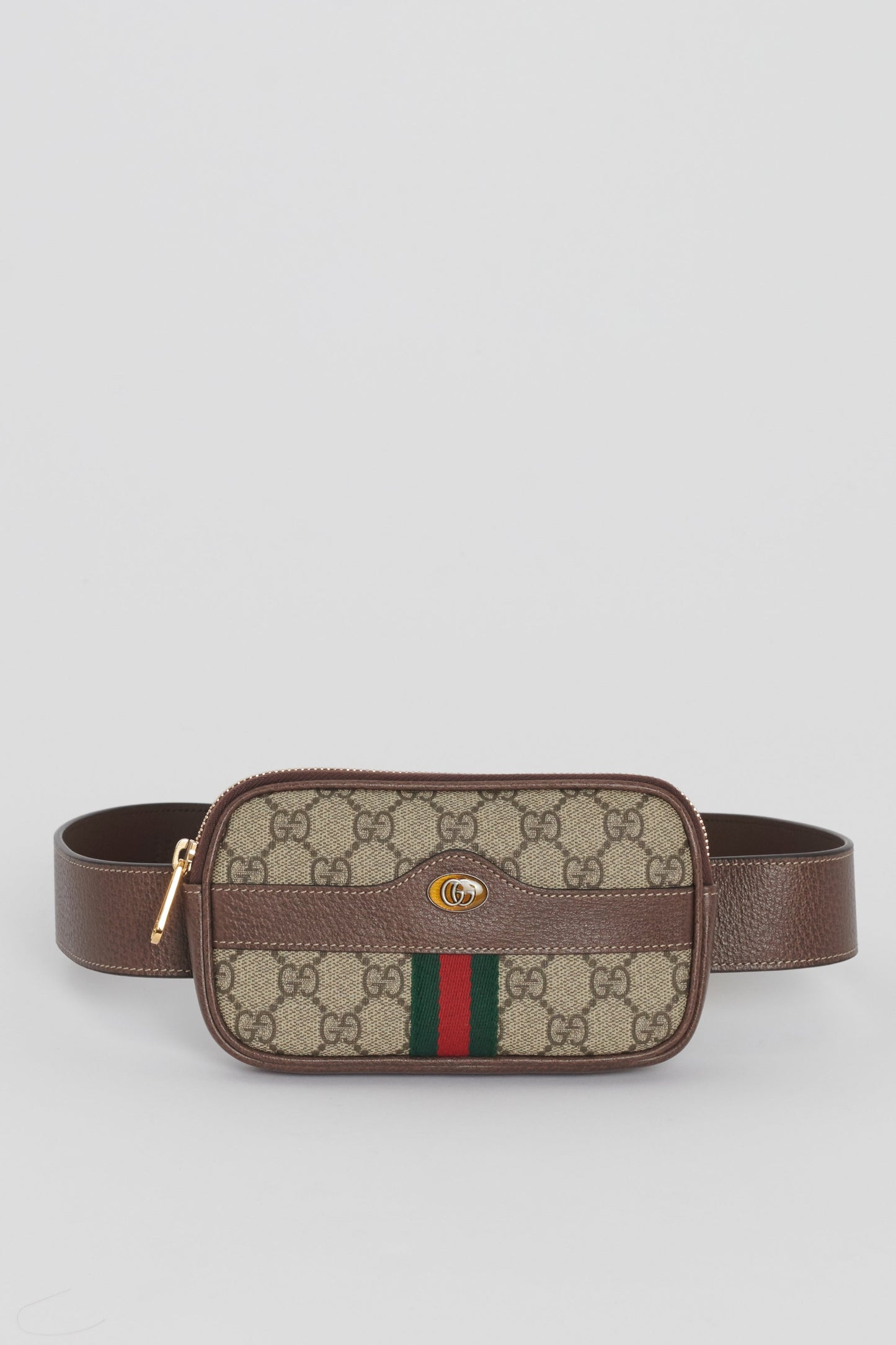 Gucci Monogram Canvas Ophidia Belt Bag