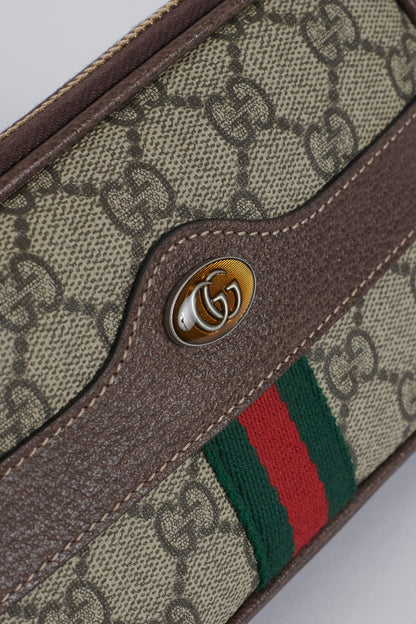 Gucci Monogram Canvas Ophidia Belt Bag