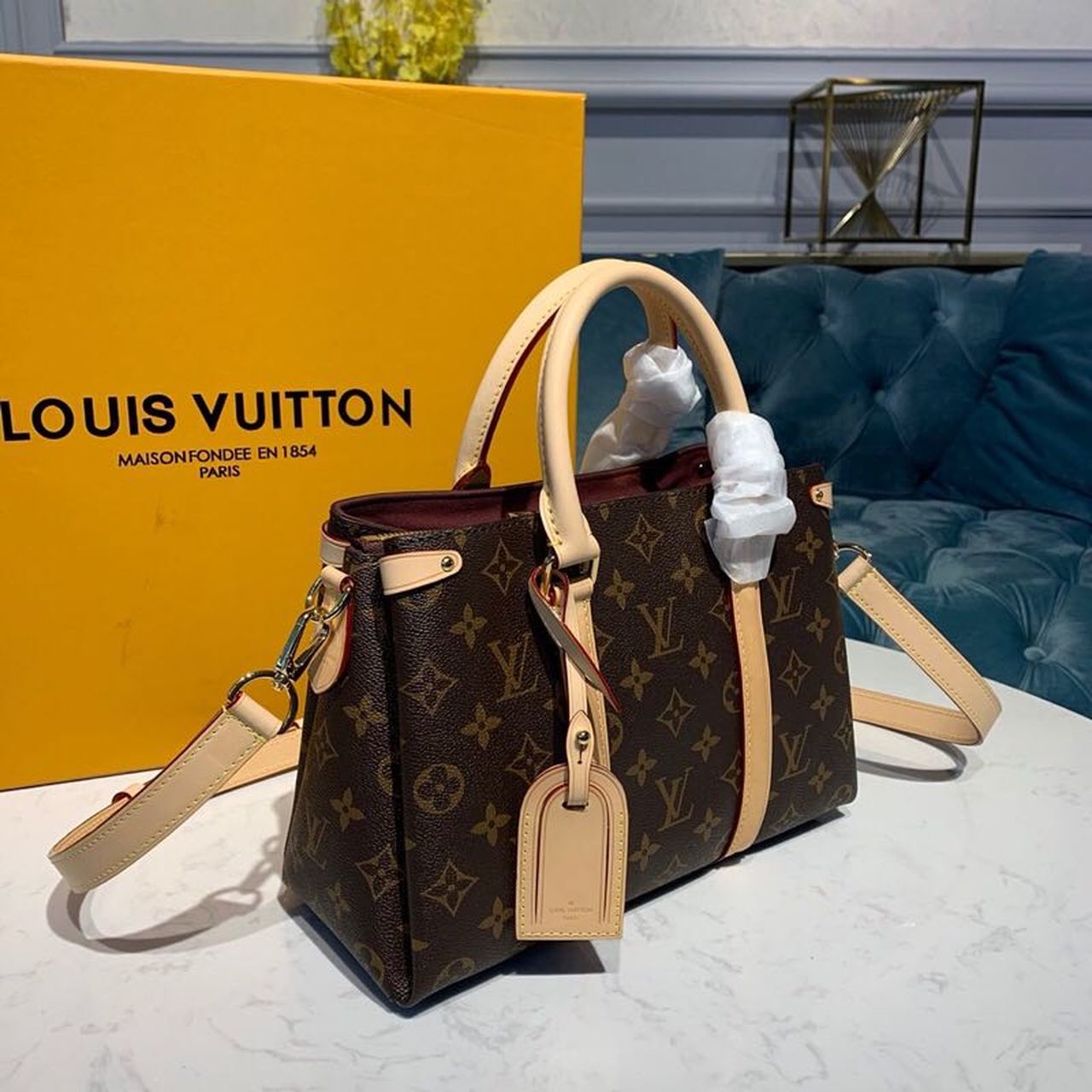 Louis Vuitton Open BB Bag 27cm Monogram Canvas Spring/Summer