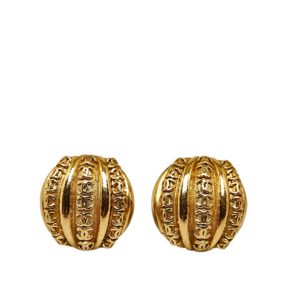 CHANEL CC Clip-On Earrings Costume Earrings