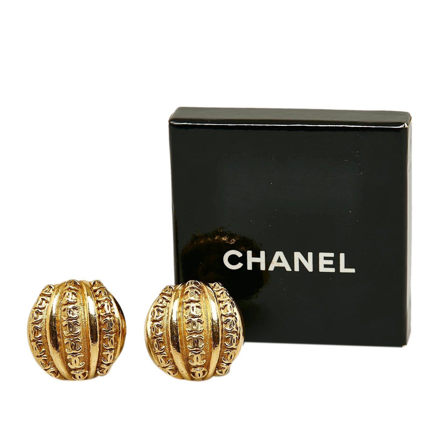 CHANEL CC Clip-On Earrings Costume Earrings