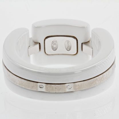 Chanel Ultra Diamonds White Ceramic White Gold Band Ring