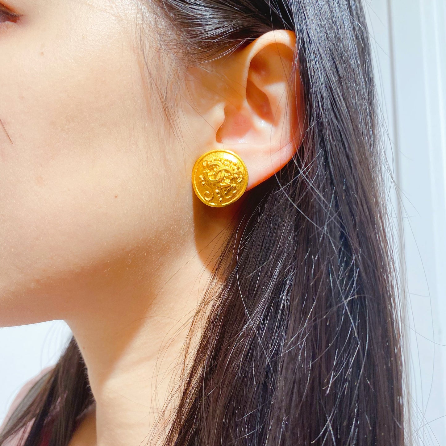 Chanel Gold Earrings