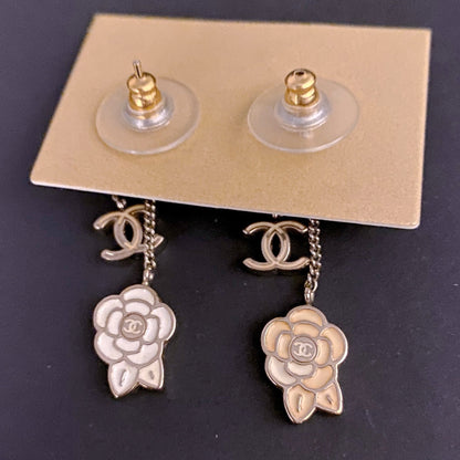 Chanel Camellia earrings