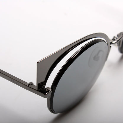 Fendi0177 Round Cat Eye Sunglasses