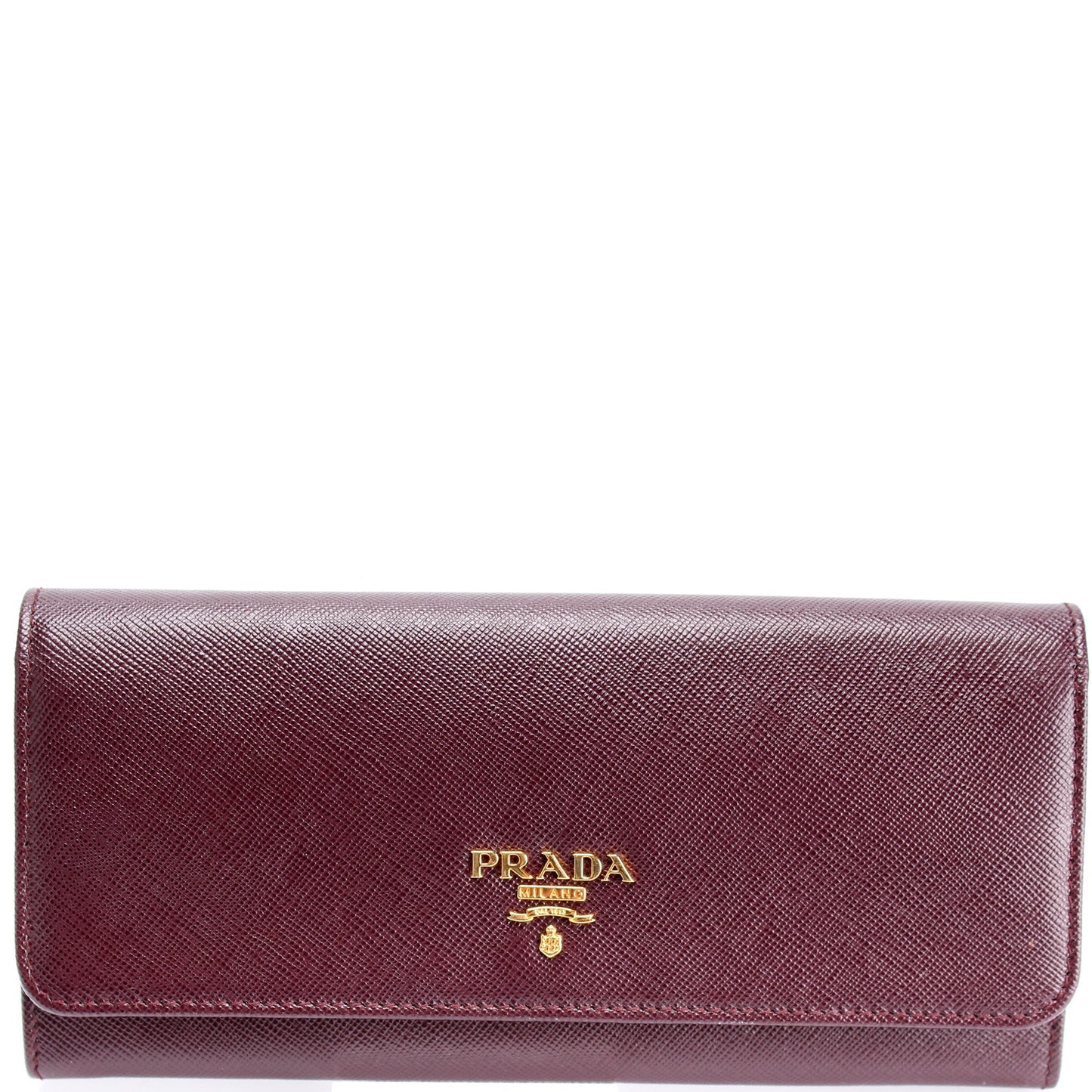 Prada Saffiano Snap Wallet