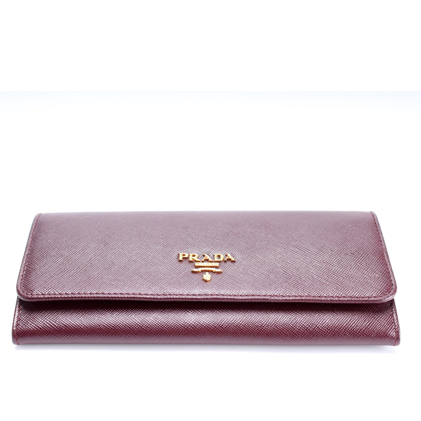 Prada Saffiano Snap Wallet