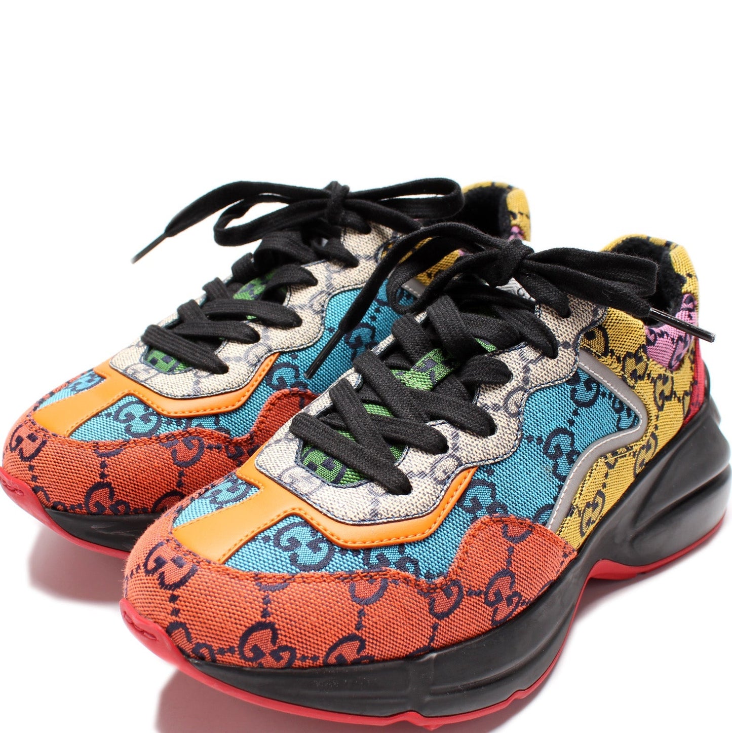 Rhhyton Mixed Media Gucci Sneakers Size 36