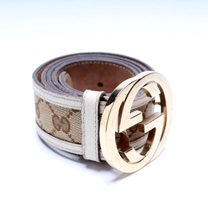 Gucci Interlocking Gucci Canvas Belt Size 85/34