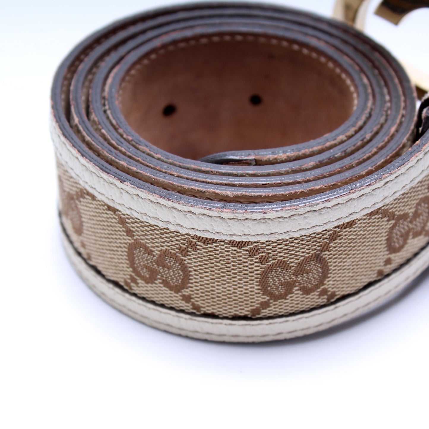 Gucci Interlocking Gucci Canvas Belt Size 85/34