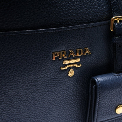 Prada Vitello Daino Pocket Tote