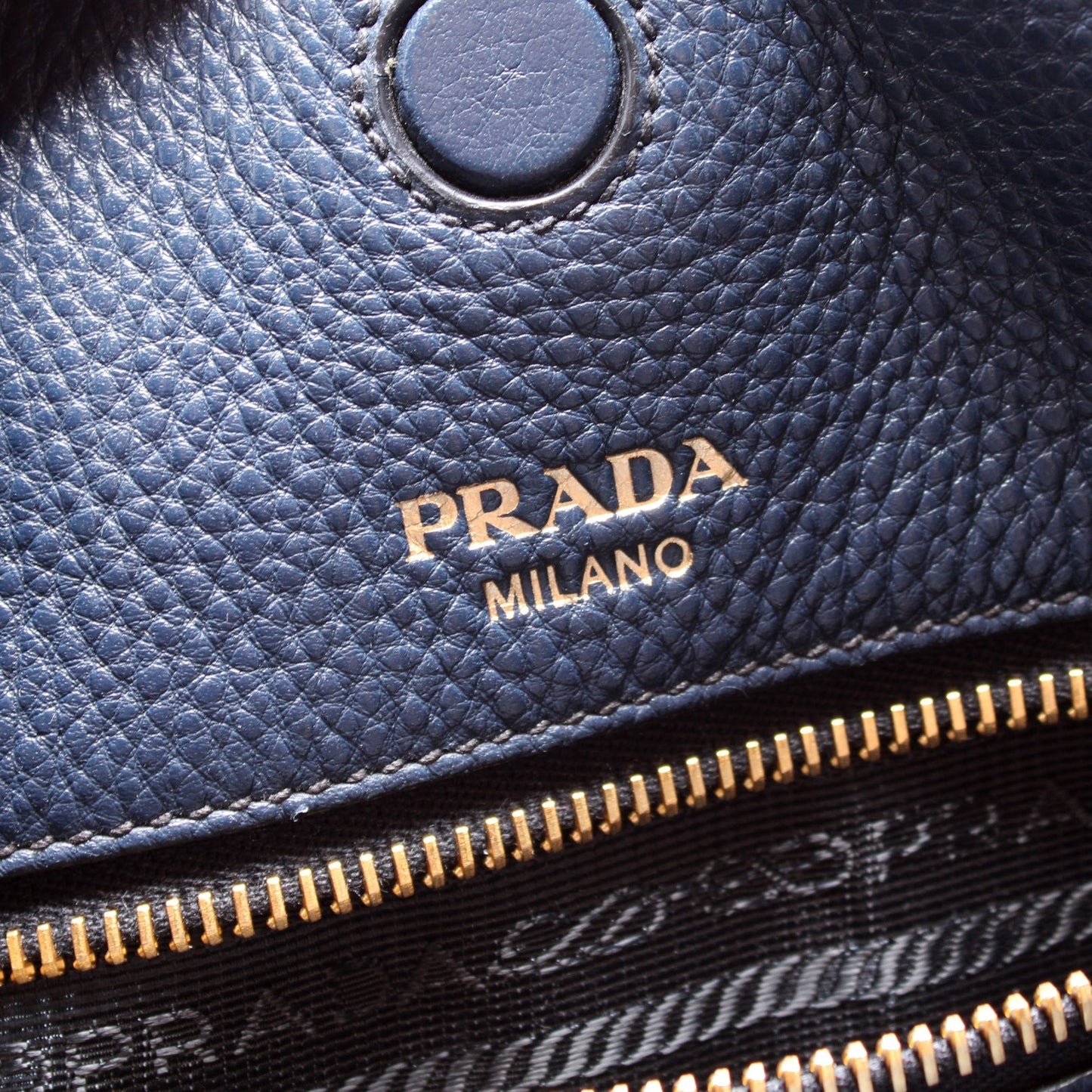 Prada Vitello Daino Pocket Tote