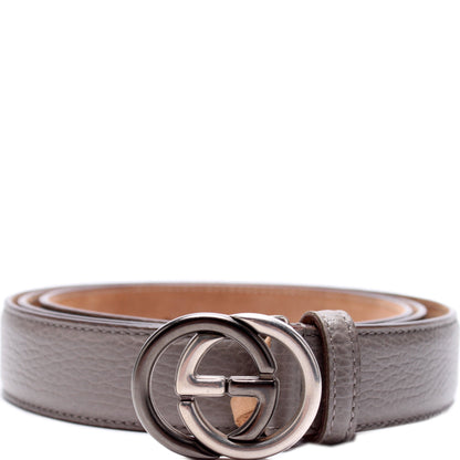 Gucci Interlocking G Leather Belt Size 115/46