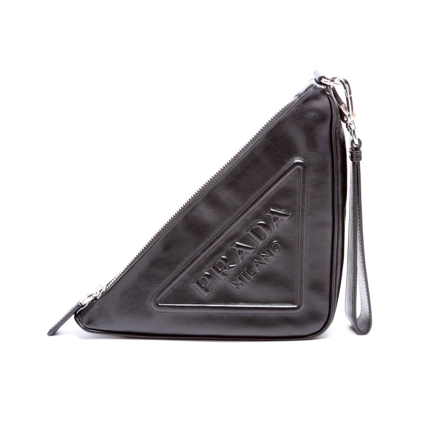 Prada 1NE039 Calfskin Triangle Pouch