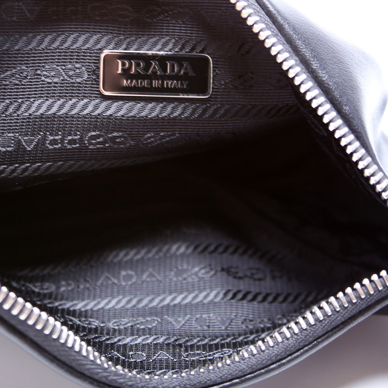 Prada 1NE039 Calfskin Triangle Pouch