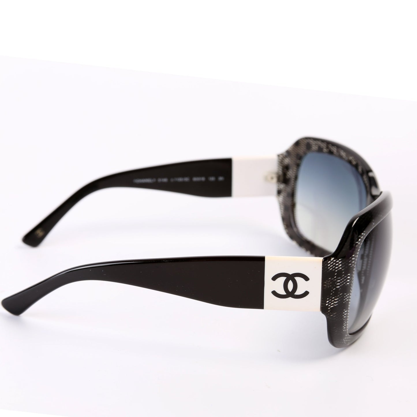 Chanel CC Lace Efect Acetate Sunglasses