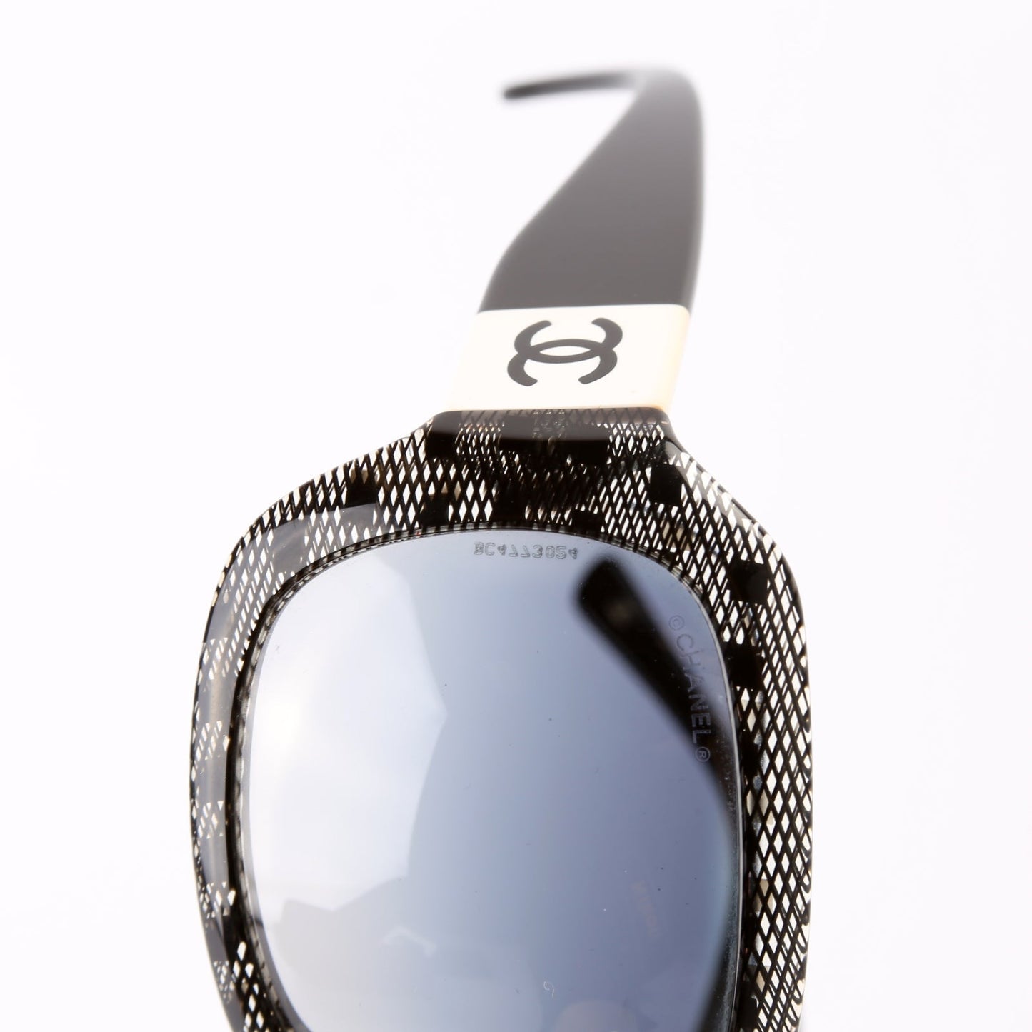 Chanel CC Lace Efect Acetate Sunglasses