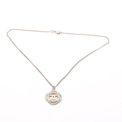 Chanel CC Crystal Life Float Pendant Necklace