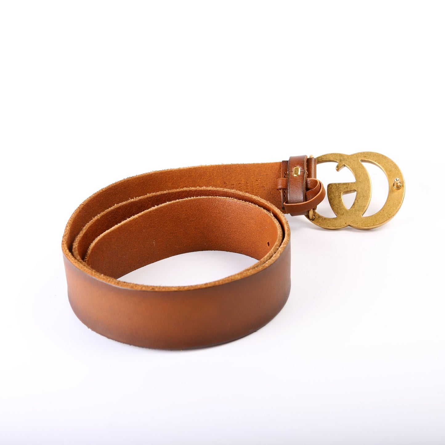 Gucci Wide Leather Belt Size 85/34 409416