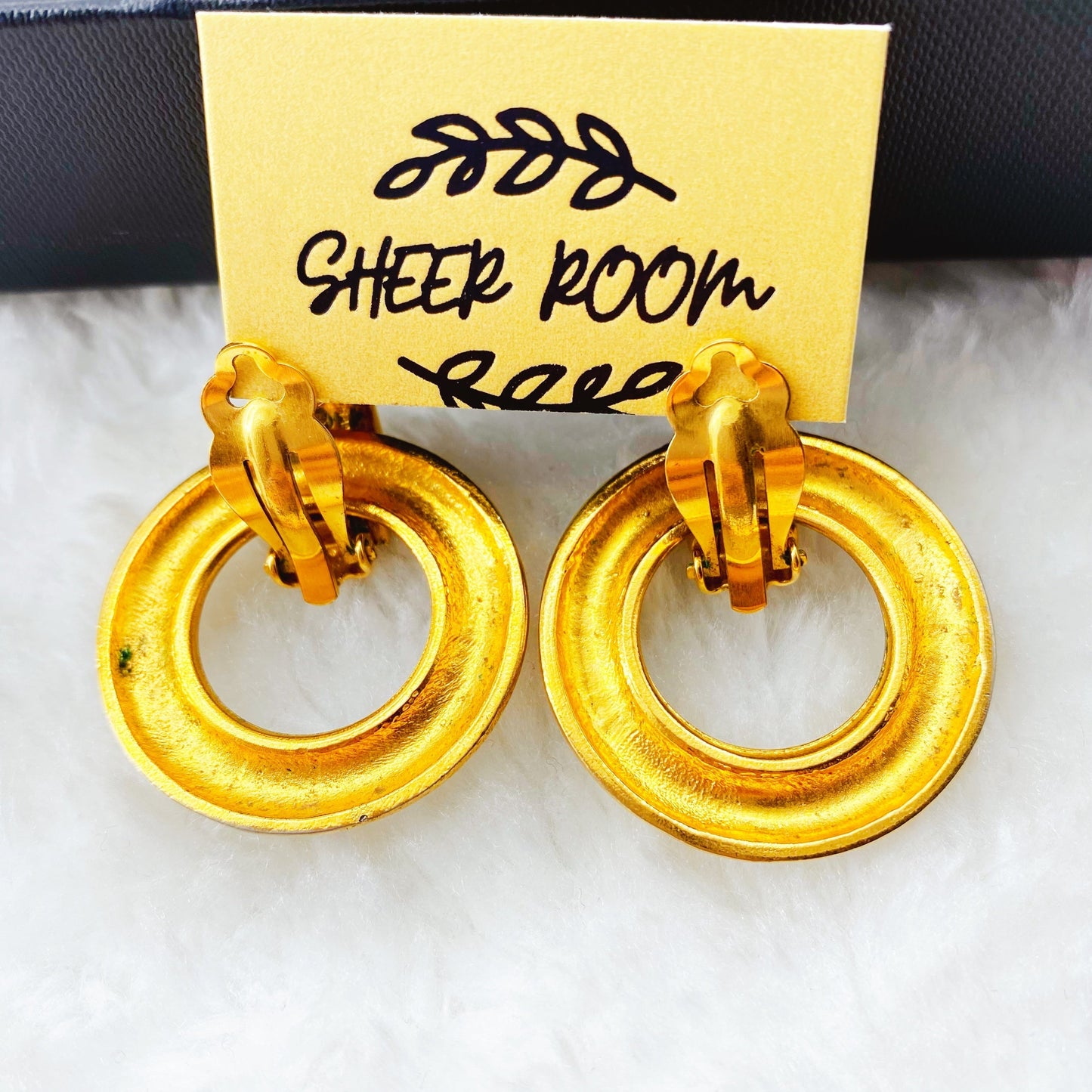 Chanel golden earrings