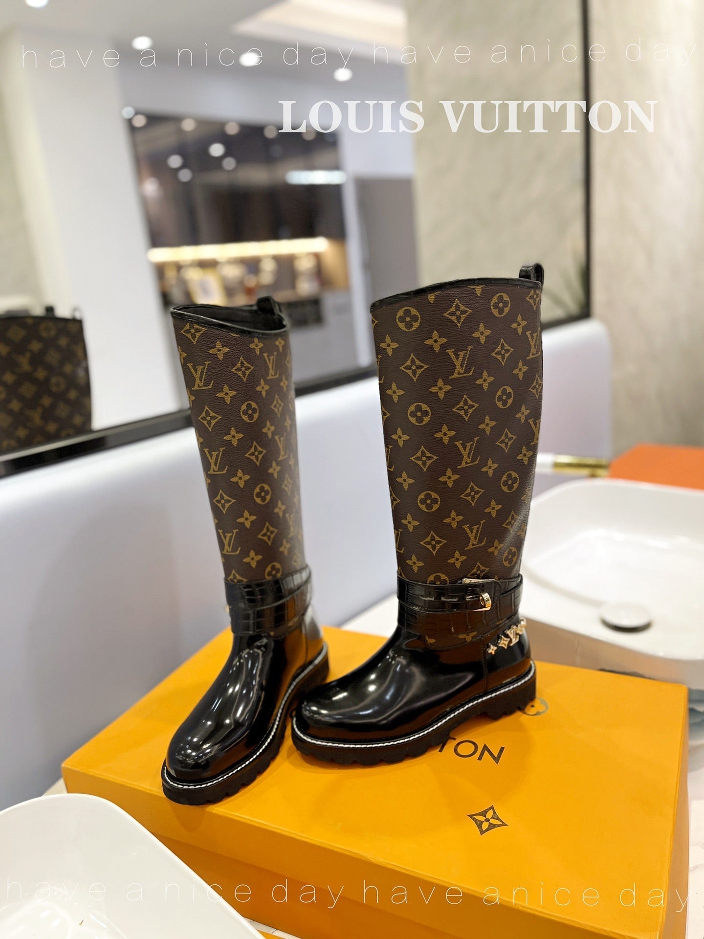 Premium  Louis Vuitton  BOOTS 029