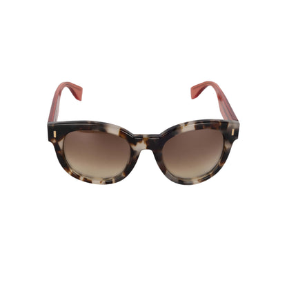 FENDI Fendi Acetate and Tortoiseshell Colorblock Sunglasses