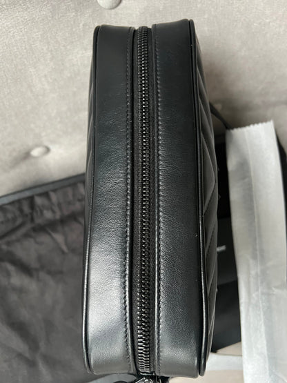 Yves Saint Laurent (YSL) Black Lou Camera Bag