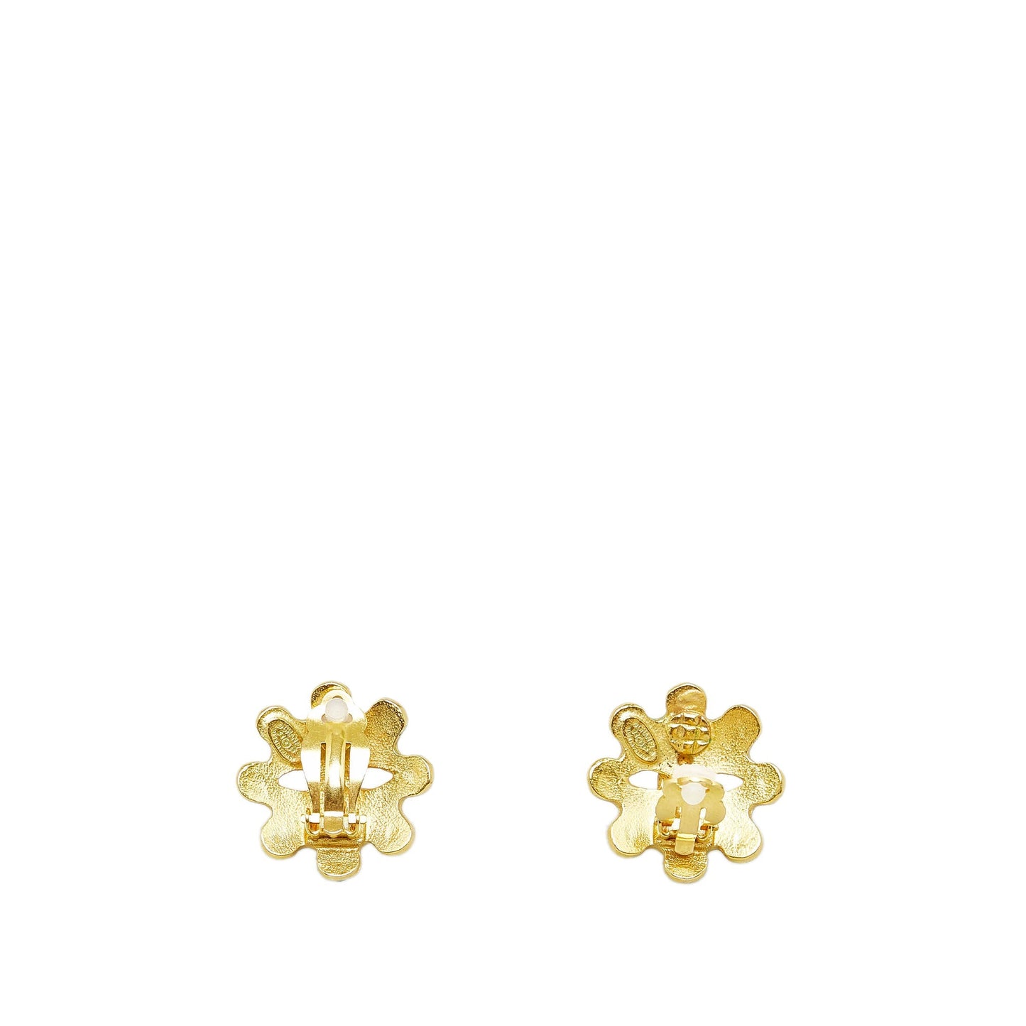 CHANEL CC Clip-On Earrings Costume Earrings