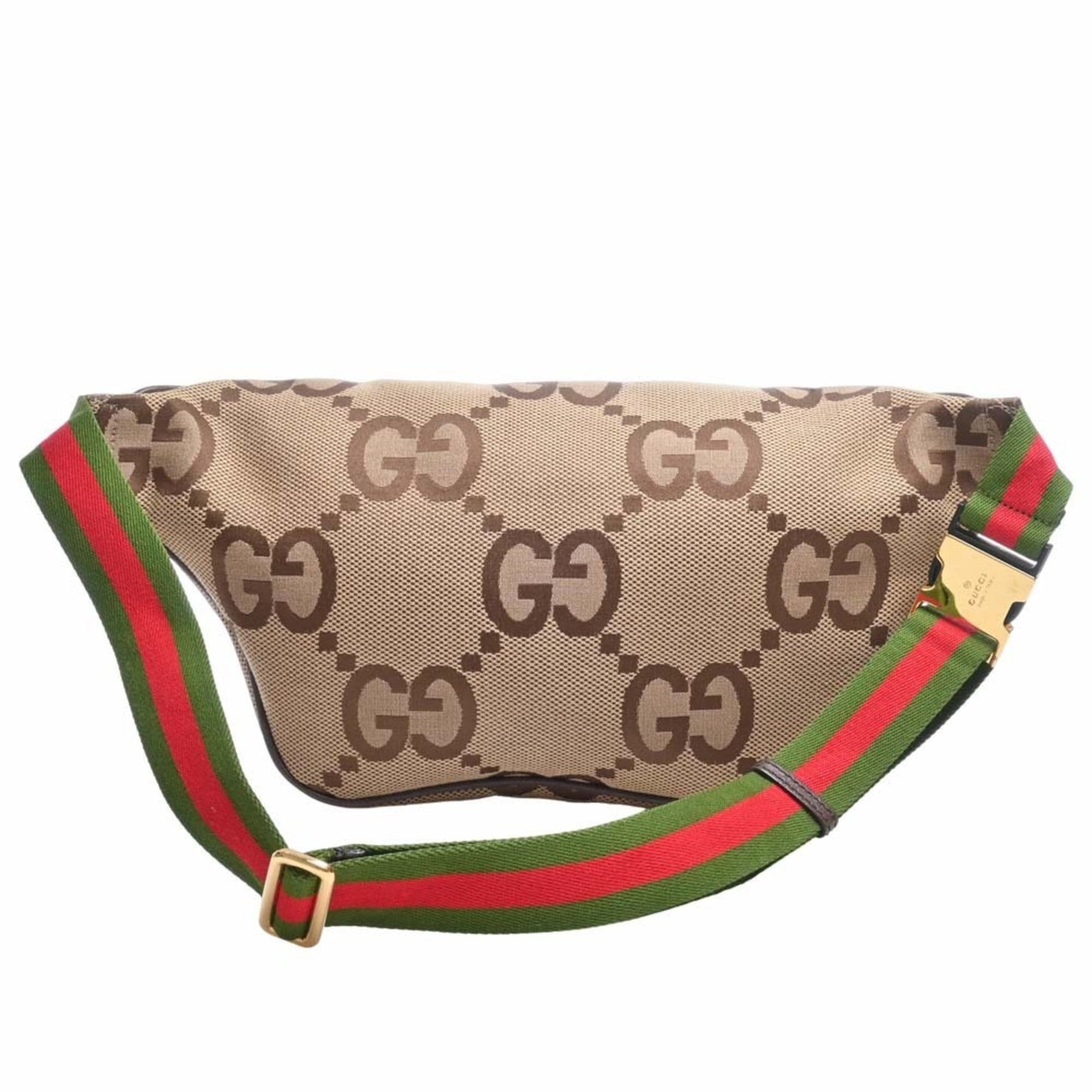 GUCCI Jumbo GG Canvas Body Bag Belt 696031 Beige Women's