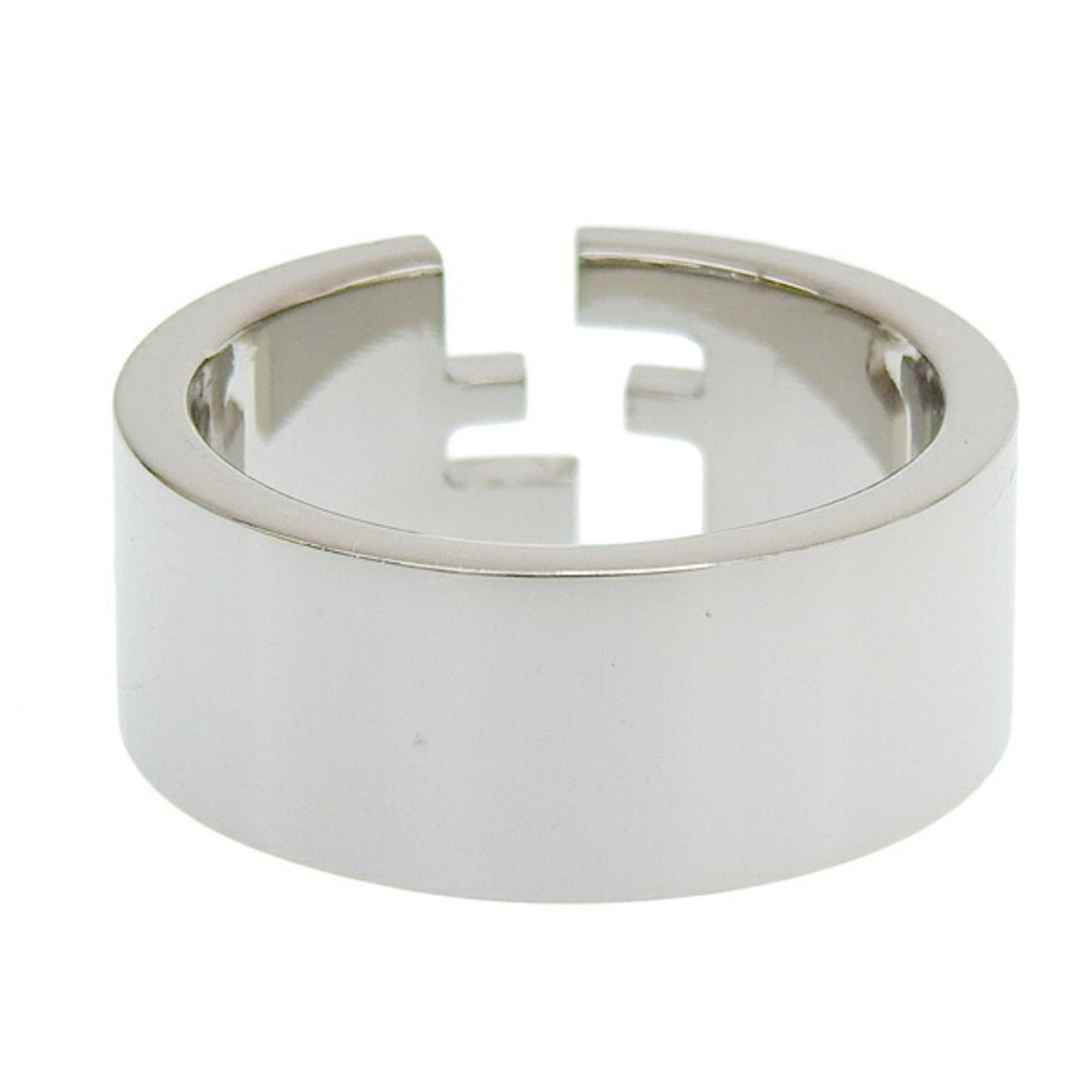 FENDI FF Logo Ring #S Silver No. 18 Ladies