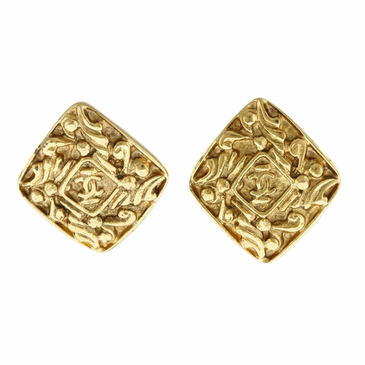 Chanel earrings metal ladies