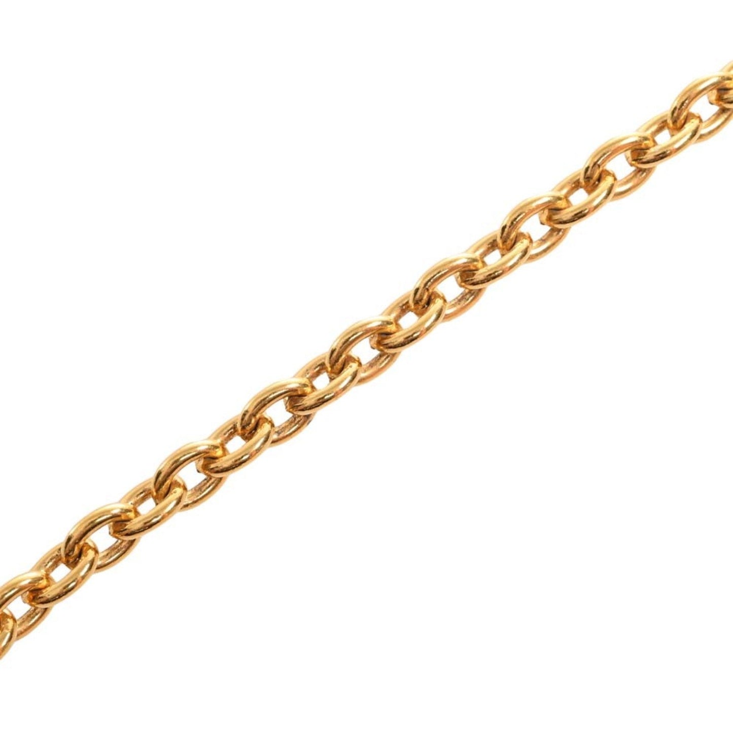 CHANEL Plate Necklace Gold Ladies