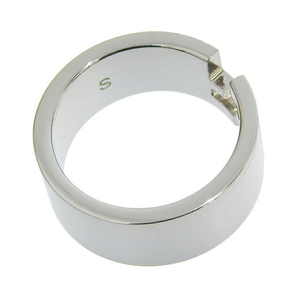 FENDI FF Logo Ring #S Silver No. 18 Ladies