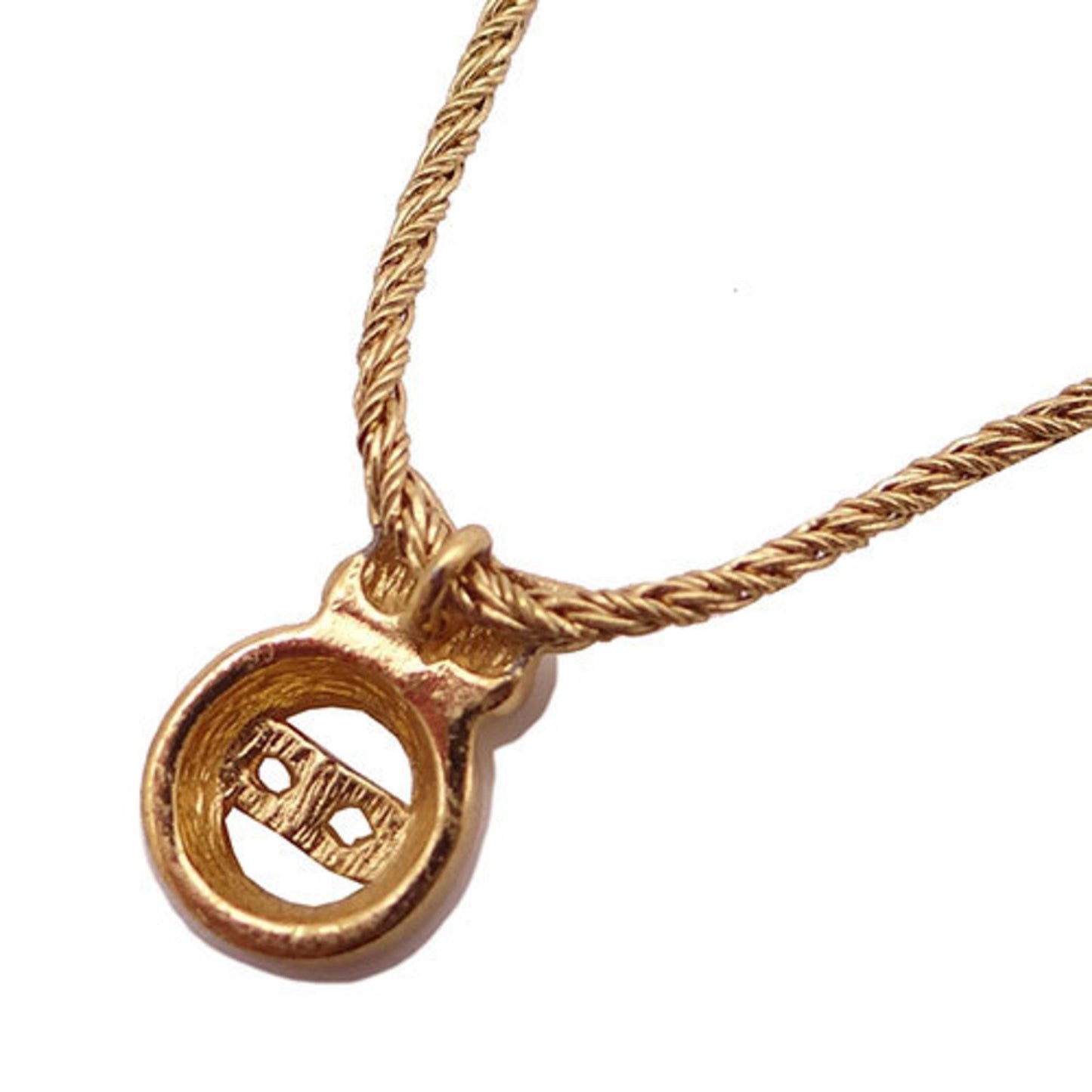 CHRISTIAN DIOR Necklace Women's Gold