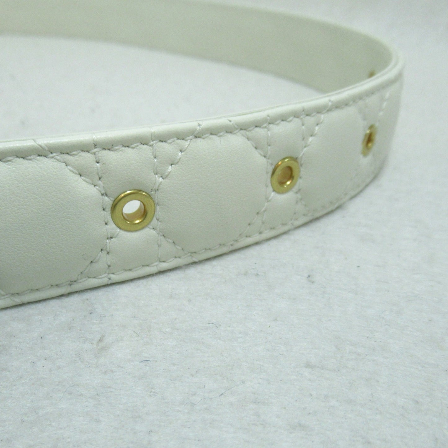 Dior belt White Calfskin [cowhide] Smooth Calfskin B0436UWHN03080