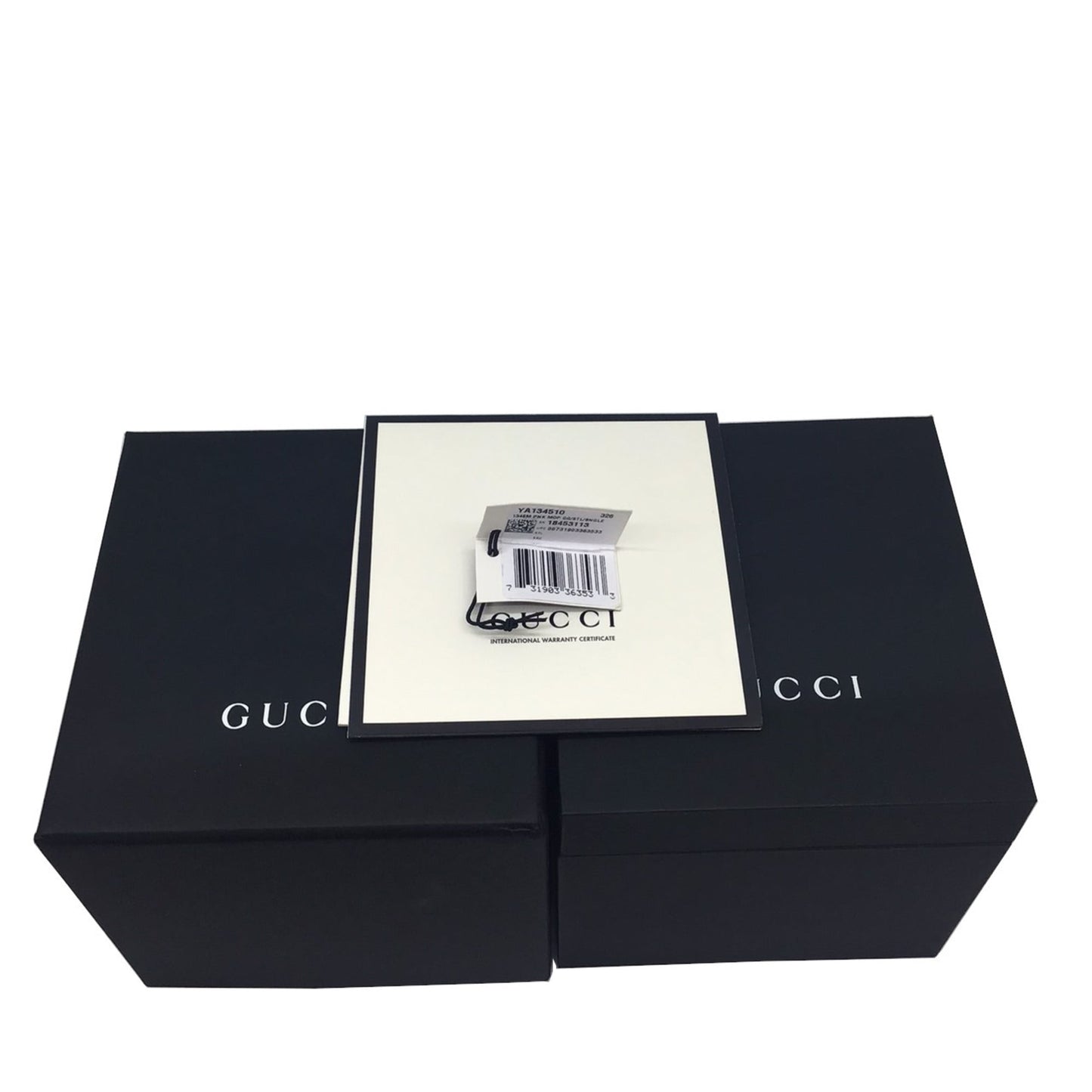 GUCCI Shima YA134510 Shell Dial Pink Quartz Battery Operated Watch GG Mark Stainless Steel Ladies Men's Unisex