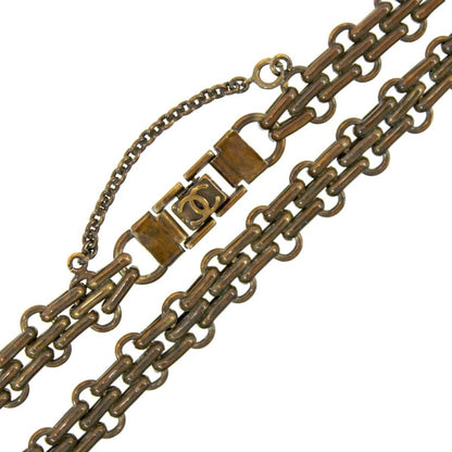 CHANEL choker necklace brown