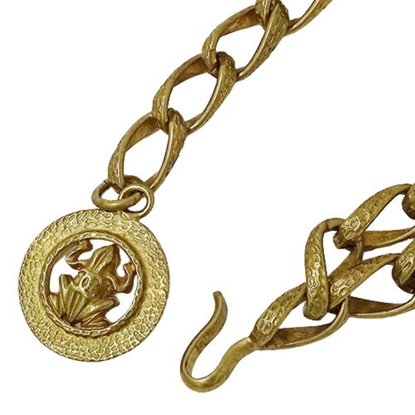 CHANEL belt Lady's chain gold money