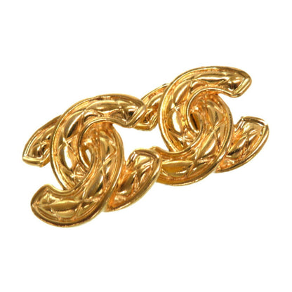 Chanel Coco Mark Matrasse Gold Earrings Accessories 0100CHANEL Ladies