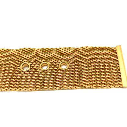 Chanel mesh bracelet 95P Coco mark gold ladies lady